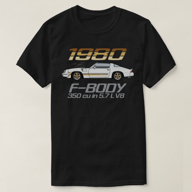 Vita och Guld T Shirt (Design framsida)