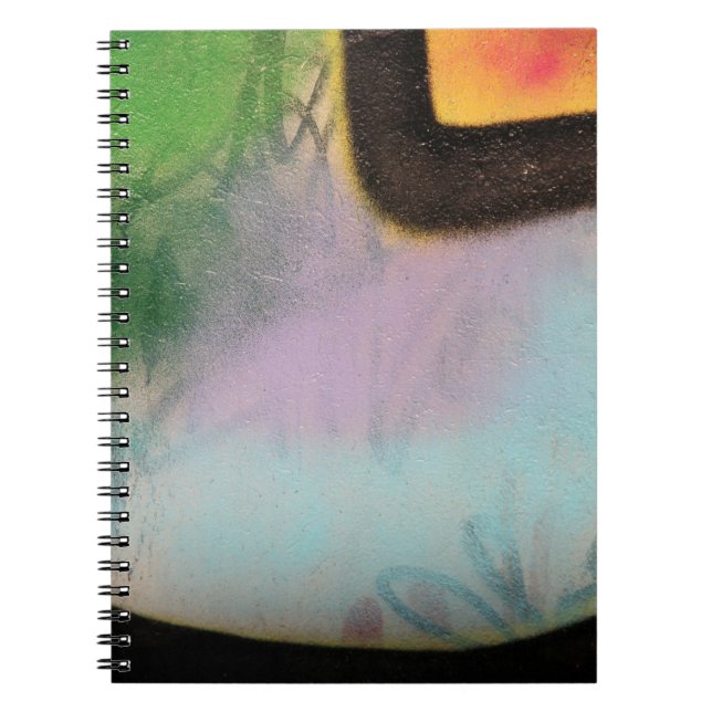 Vita och gult textilier anteckningsbok (Framsidan)