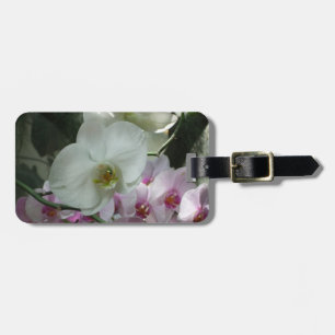 Vita och Lila Orchids Bagagebricka