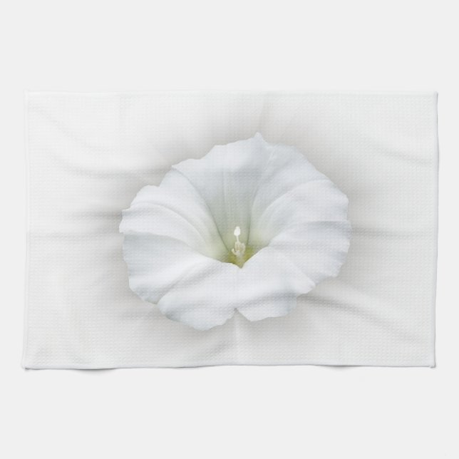 vita och nyanser av grått kökshandduk (Horisontell)