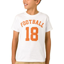 Vita och Orange barn | Idrottsedel Jersey Design