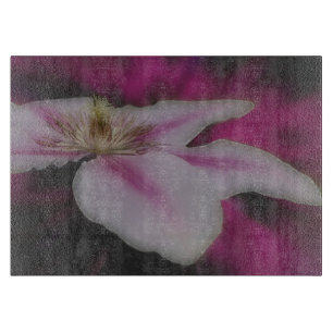 Vita och Rosa Clematis Flower