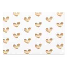 Vita och Rosa Guld Glam och Leopard Hearts