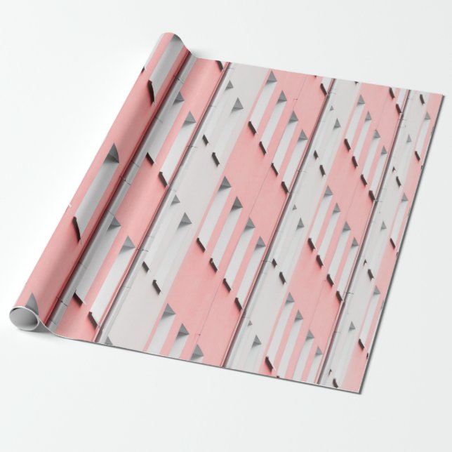 VITA OCH ROSA KONKRET BYGGNAD PRESENTPAPPER (Utrullad)