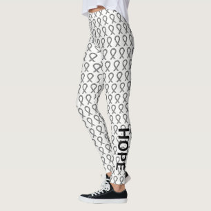 Vita och svarta Anpassningsbar Leggings