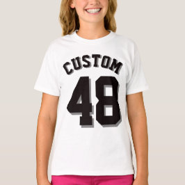 Vita och svarta barn| Idrottsevenemang Jersey Tee