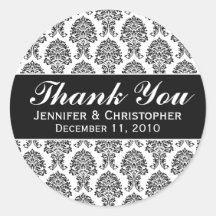 Vita och svarta Bröllopsetiketter i svartvitt