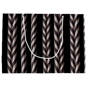 Vita och svarta Candy cane Gothmas gift Bag