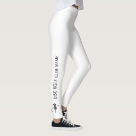 Vita och svarta golf Activewear Leggings