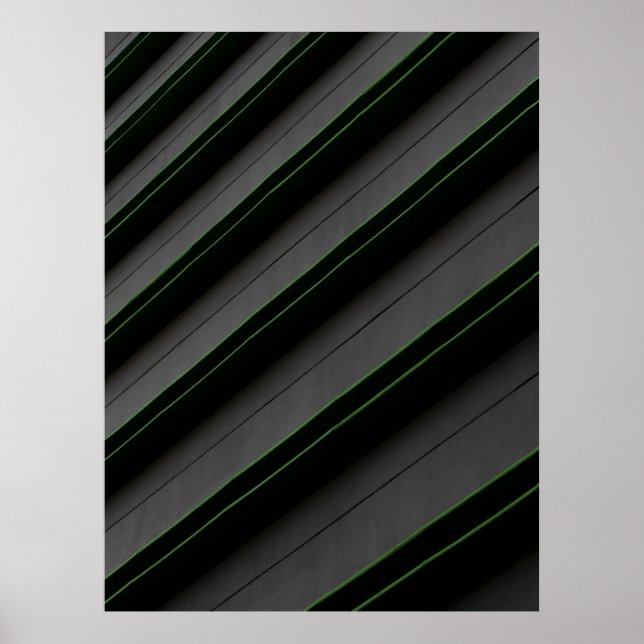 Vita och svarta rand-textilier poster (Framsidan)