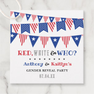 Vita och vem? party, Gender i juli Gåvor Etiketter