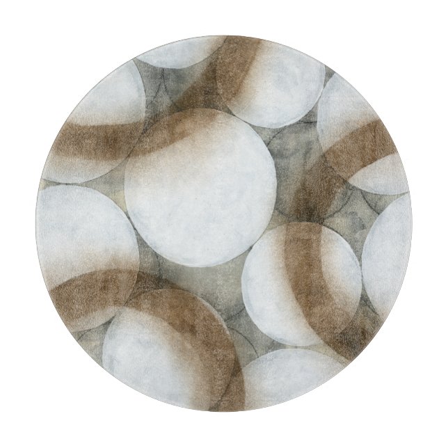 Vita orber och bruna cirklar (Framsidan)