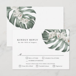 Vita Orchids Tropical Bröllop OSA med Entree