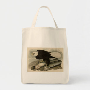 Vita (Örn) Audubon Birds of America Tygkasse