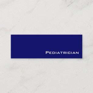 Vita pediatriska affärskort mini visitkort