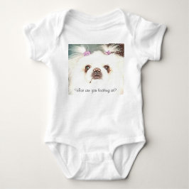 Vita Pekingese Vad tittar du på? Funny T Shirt