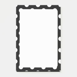 Vita Poka-prickar Post-It®-lappar, Post-it Block