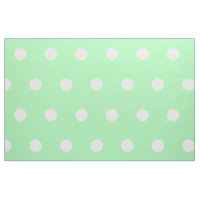 Vita Polka dots på Grönten Vår