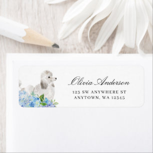 Vita Poodle Hortensia Returadress Etikett