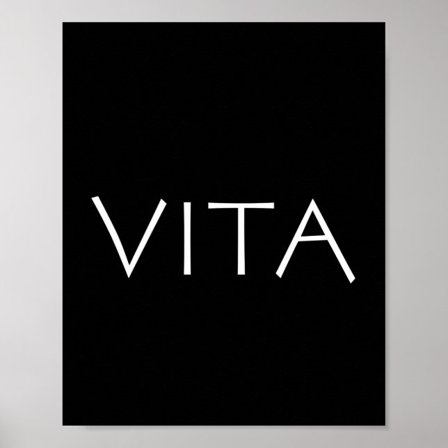 Vita Poster (Framsidan)