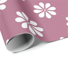 Vita prästkragar med rosa bakgrund presentpapper