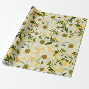 Vita prästkragar Tusenskönor Blommor Gula Ljus Fes Presentpapper