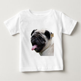 Vita Pug-fototillbehör för handdator, lägg till na T-shirt