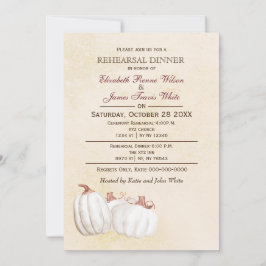 vita pumpor Höst repetition middag inbjudan