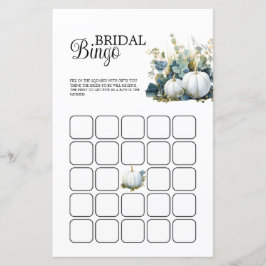 Vita pumpor och eukalyptus Möhippa Bingo