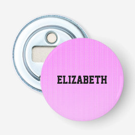 Vita punkter rosa mönster flasköppnare