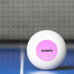 Vita punkter rosa mönster pingisboll