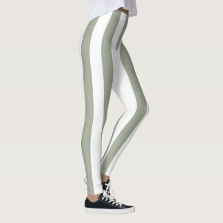 Vita Rand Mönster Leggings