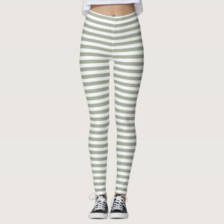 Vita Rand Mönster Leggings