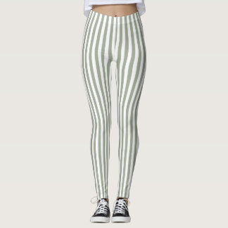 Vita Rand Mönster Leggings