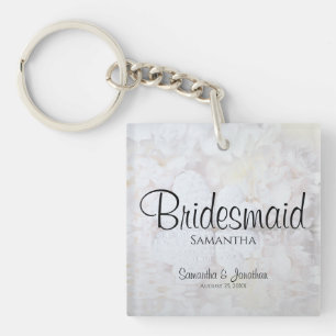 Vita reflektioner Bridesmaid Wedding Favor
