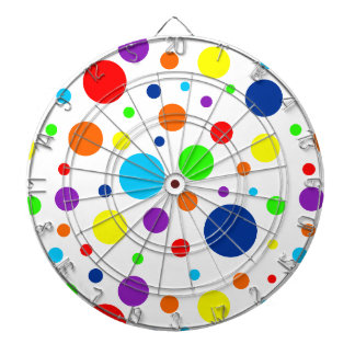 Vita regnbågspunkter, Dartboard Darttavla