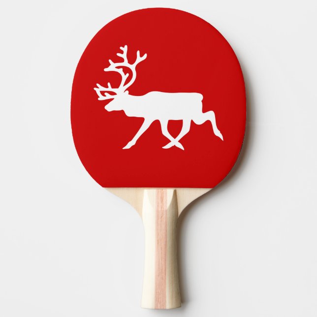 Vita renar/Kariou Silhouette Pingisracket (Framsidan)