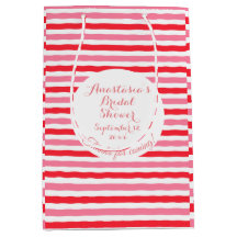 Vita röda rosa ränder bröllopsfest