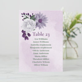 Vita, romantiska, grönaktiga sittplatskort för lil inbjudningar