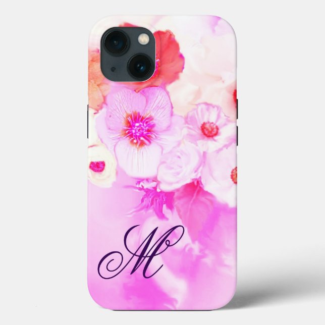 VITA ROSA RÖDA ANEMONER MONOGRAM (Baksida)