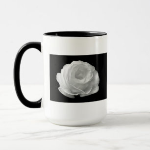Vita Rosblommor Blommor Trädgård Fred Kärlek Konst Mugg