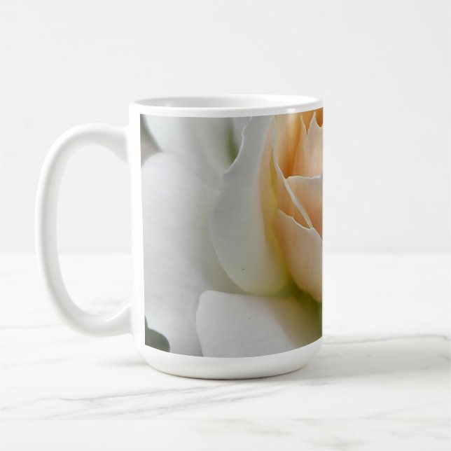 Vita Rosen Kaffemugg (Vänster)