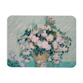 Vita rosor-1890-Vincent van Gogh Magnet