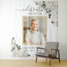 Vita Rosor Blommig Livs Firande Foto