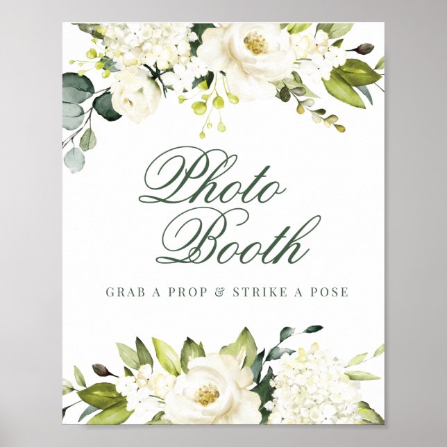 Vita Rosor Fotobox skylt  (Framsidan)