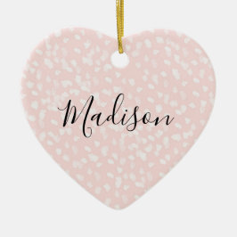 Vita  Rosor Julgransprydnad Keramik