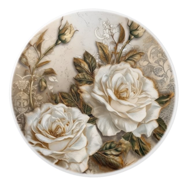 Vita rosor knopp (Framsidan)