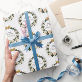 Vita Rosor Tack för att ni firade med oss Presentpapper