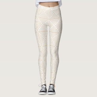 Vita rutor Mönster #2 Leggings