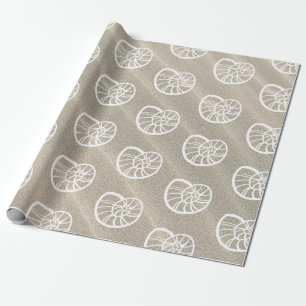 Vita säckar och band i Spiral Presentpapper